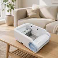 Nouvelle litière automatique pour chat en acier inoxydable intelligent avec base intelligente, ouverture automatique, WiFi, nettoyage et contrôle par application
