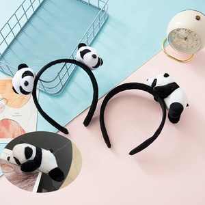 Vente chaude dessin animé Animal poupée chapeaux mignon dessin animé <span class=keywords><strong>Panda</strong></span> bandeau fête bandeau cheveux accessoires pour enfants - Product Image 1