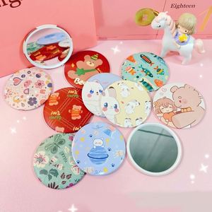 Miroir de maquillage compact en métal durable avec impression UV personnalisée, idéal pour les sacs à main et les cadeaux promotionnels (vente en gros) - Product Image 1