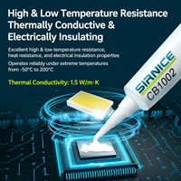Adhésif de scellement en silicone thermiquement conducteur, monocomposant RTV, pour collage de dissipateurs de chaleur de circuits imprimés -50~200°C ° C CB1002