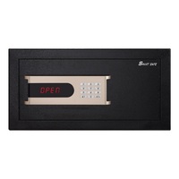 Caja fuerte electrónica con bloqueo digital, material de acero, pared, botón IB, código PIN, desbloqueo, hucha de seguridad para uso doméstico y hotelero