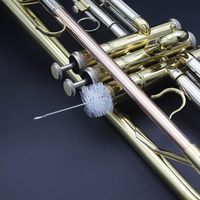 Flexible Cleaning Brush Kit Eco-Friendly Brass Instruments Trumpet Cleaner Stainless Steel Nylon Strips Bottle Brush