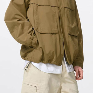 New Trendy Men’s Waterproof Windbreaker <b>Jacket</b> with Full Zip Hooded for Outdoor <b>Work</b> Sports and Casual Wear Men’s <b>Jackets</b> - Product Image 5