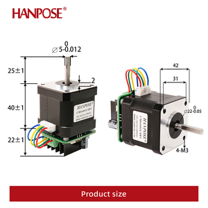 มอเตอร์สเต็ปเปอร์ Hanpose 42*42*40 มม. 1.5A 40N.CM 17HS4401S-DRV มอเตอร์สเต็ปเปอร์พร้อมไดรเวอร์สำหรับเครื่องพิมพ์ 3 มิติ ตัวควบคุมมอเตอร์สเต็ปเปอร์ - Product Image 3