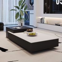 Table basse en pierre moderne - Meuble de salon durable et décoratif