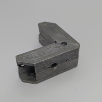 Accessoire de quincaillerie domestique en aluminium moulé sous pression ADC12, durable, moderne, à injection de colle par vis, pour fenêtre à rupture de pont thermique, porte et mur rideau