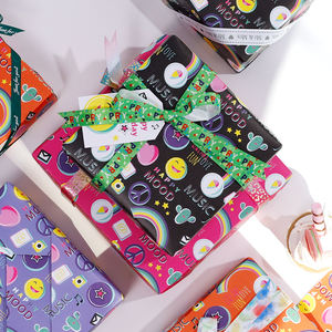 ม้วนกระดาษทิชชูสำหรับวันเกิดกระดาษห่อหน้ายิ้มงานฝีมือที่ยอดเยี่ยม - Product Image 2