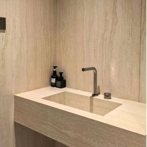 Losas de Mármol Travertino Beige Premium para Cocina, Isla de Salón, Encimera Personalizable, Mesa de Centro de Piedra de Lujo - Product Image 5