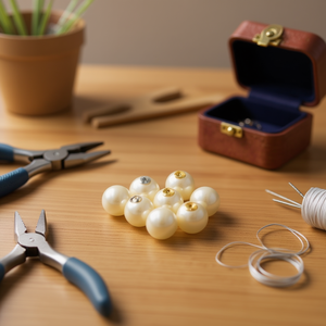 Perle ILAN da 12 mm, 8 pezzi, per la creazione di gioielli - Product Image 2