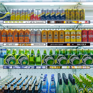 Rak display iklan layar lcd strip layar bar 23.1 inci tampilan tepi rak lcd - Product Image 5