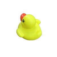 Promotion de grandes quantités de jouets de bain pour enfants en vrac, petits canards flottants en vinyle plastique PVC, canards de bain animaux