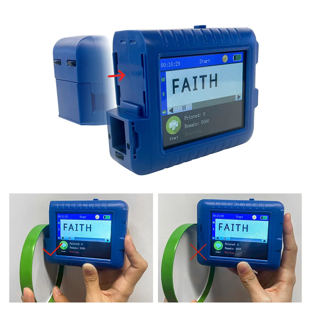 Faith impressora jato de tinta portátil barata e de bom preço com data de validade impressora jato de tinta portátil