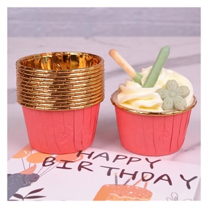 Plateau de cuisson jetable en papier Récipient de papier aluminium pour pâtisserie avec couvercle Cupcake Bakery Muffin Cup - Product Image 4