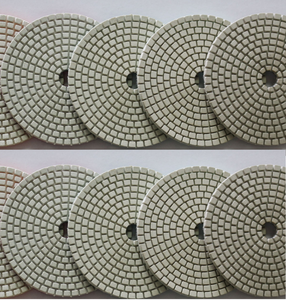 Granit Glas fliesen Polier pad Harz Nass-und Trocken polier pads Diamant boden geschliffener Marmor 3mm Schleif scheibe DEYI 800 400 - Product Image 2