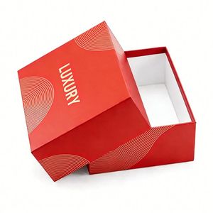 Luxury Customized Self Erecting Two-Piece Lift-off Lid Gift <b>Boxes</b> Recycled Materials Matt Lamination Rigid Cardboard <b>Paper</b> Box - Product Image 5