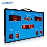 Tableau de scores électronique LED numérique grand écran pour extérieur, basketball, volleyball, avec minuteur, prise en charge SDK OEM, 1 an de support CMS, numérique 4mm