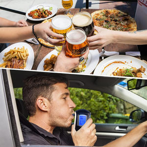Großhandel Mundstück Alkohol tester Digital Breath Alcohol Tester mit Schlüssel anhänger - Product Image 3
