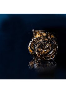 Luxury Real Natural 24K Gold Plated Gold Foil Rose Flower <b>Dipped</b> Decorative Gift Highly Shiny Affordable Luxury Rose Gift - Product Image 3