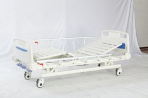 Usine en gros 2 manivelle 2 fonction pliable manuel prix du lit d'hôpital - Product Image 5
