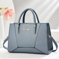 Sac à bandoulière/sac à main en PU gaufré patchwork tendance style européen et américain, best-seller international pour femmes