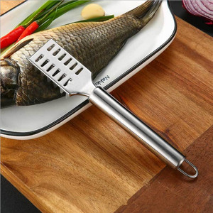 Stainless Steel Fish Scaler Square Head Heavy Duty Seafood Tool For Kitchen Use - Product Image 1