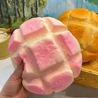 Jouet sensoriel anti-stress à presser, à rebond lent, en forme de pain ou gâteau, en PU, parfumé, Yoyo Sauce Blind