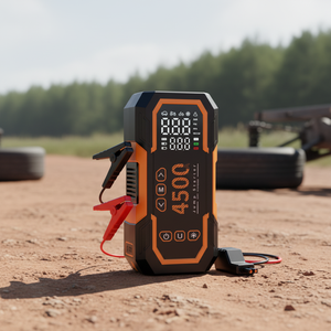 Compresor de Aire Portátil para Neumáticos con Pantalla Digital, Iluminación LED y Bomba de Aire de 23L/Min para Emergencias en Carretera - Product Image 1