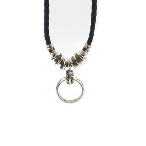 <span class=keywords><strong>Anello</strong></span> in lega bohémien ciondolo <span class=keywords><strong>collana</strong></span> in pelle per gli uomini NLGL03 - Product Image 6