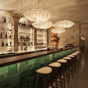 Lounge Bar Discothèque Décoration intérieure moderne Design personnalisé avec luminaires LED et mobilier de bar - Product Image 1