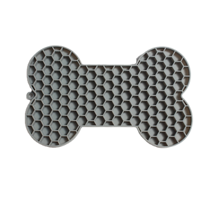 แผ่นรองเลียรูปกระดูกซิลิโคนสำหรับสัตว์เลี้ยง แผ่นรองเลียแบบใหม่รักษ์โลกสำหรับสุนัข ช่วยให้สัตว์เลี้ยงกินอาหารช้าลง - Product Image 3