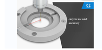 Capteur laser photoélectrique diffuse miniature 1 mm M3 M4 à faisceau traversant pour l'automatisation industrielle
