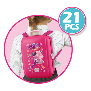 Ragazze Zaino Box Cosmetici di Cortesia Zaino Scatola di Plastica Pettine di Bellezza Specchi Bigiotteria Make-up Borse Spogliatoio Trucco Giocattoli - Product Image 2