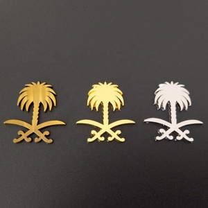 Metallizzato magnetico in metallo placcato oro morbido smalto camicia tascabili spille per il regno di Arabia Saudita ministero della salute - Product Image 6