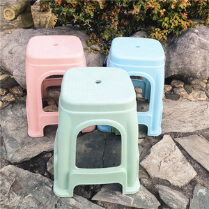 Plastic Butterfly <b>Stool</b> 29x47cm Stackable For Home Living Room <b>Dining</b> Use Mixed Color - Product Image 3