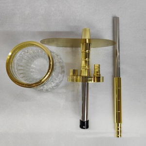 Original de haute qualité Portable petite taille Aladin Shisha narguilé en acier inoxydable maison voyage bol tuyau fête Bar Club narguilé ensemble - Product Image 5