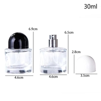 Vente en gros d'échantillons gratuits de flacons de parfum en verre ronds de luxe de 30 ml, 50 ml et 100 ml avec boîte
