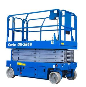 ลิฟท์ยกกรรไกรเก่าและใช้ GS2646ปี2016และ<span class=keywords><strong>2017</strong></span>ความสูงในการทำงานสูงสุด9.96เมตร Capacity454kg แพลตฟอร์ม - Product Image 1