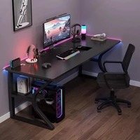 Meubles de maison, grand bureau d'ordinateur, table de jeu, vente en gros de bureaux d'ordinateur, table de jeu de course RGB, table de jeu pour joueurs