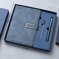 Article tendance : Carnet de notes A5 personnalisable avec logo sérigraphié, coffret cadeau avec stylo pour la fête des mères et Noël