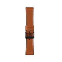 Bracelets compatibles pour montre GT2/GT3, en cuir véritable, avec boucle à ardillon recouverte de TPU, montre de sport universelle 46/42mm