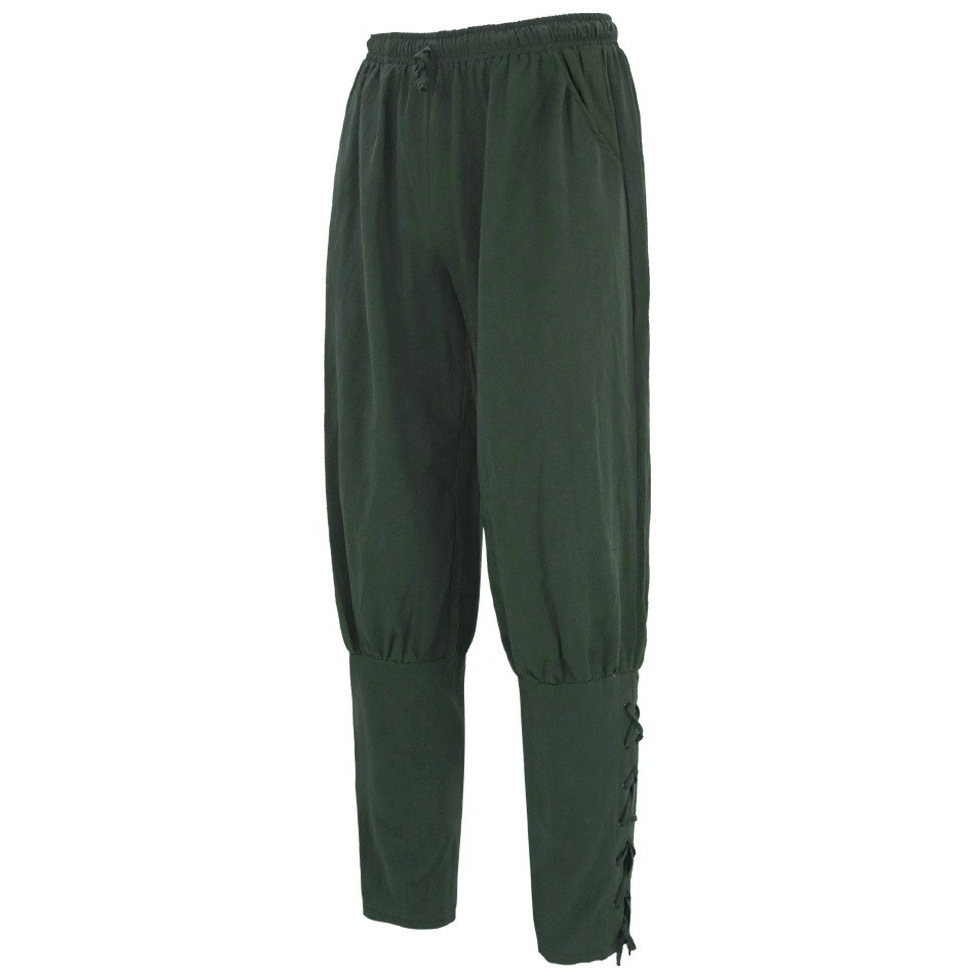 Pantalon pirate version poche vert