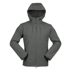 Jinteng all'ingrosso della fabbrica tre <span class=keywords><strong>in</strong></span> uno Composited su misura calda e confortevole cerniera esterna nascosta con cappuccio giacca SoftShell - Product Image 1
