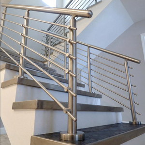 درابزين حديث بحبل سلكي غير مرئي، سياج خارجي أسود بكابلات، سهل الصيانة للفيلات والشرفات - Product Image 4