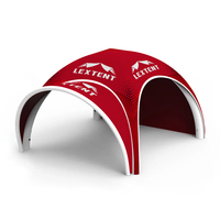 Tente publicitaire promotionnelle Spider Marquee, tentes dôme extérieures pour événements, bâche PVC, impression personnalisée, tente gonflable