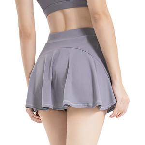 Rok Golf Lipit Rempel 2 In 1 Pakaian Tenis untuk Wanita dengan Saku - Product Image 1