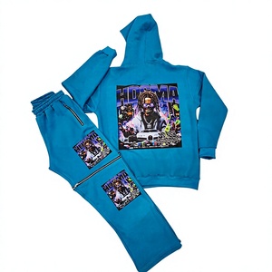 Conjuntos Deportivos Personalizados de Manga Larga, Trajes para Correr, Ropa Deportiva de Corte Regular, Sudadera con Capucha a Precio Bajo y Accesible - Product Image 5