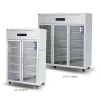 Congélateur commercial à 4 portes avec dégivrage manuel, contrôle indépendant de la température, en acier inoxydable, -18°C à -22°C