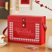 Scatola Regalo Pieghevole in Un Pezzo Unico con Chiusura Magnetica, Scatola Rigida in Cartone Personalizzata, Confezione di Lusso Piatta con Manico e Nastro