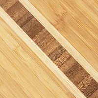 Planche à découper et plateau à fromages en bois de bambou en forme de planche de surf 23" x 7-1/2" Ustensiles de cuisine