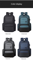 Sac à dos pour ordinateur portable imperméable grande capacité pour hommes, idéal pour les trajets quotidiens, parfait pour les étudiants du lycée et de l'université